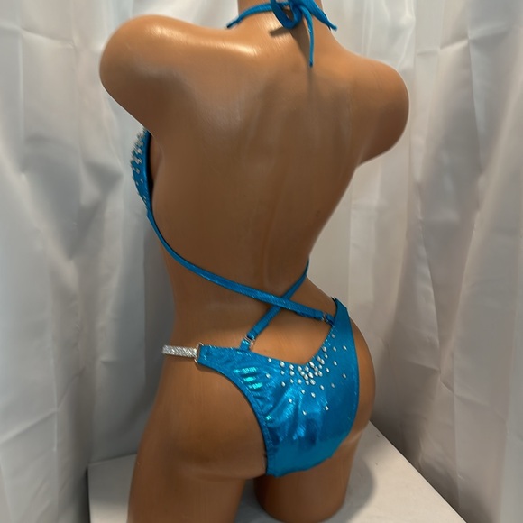 Npc competition Figuresuit turquoise handmade34 B small bottom handmade - Picture 3 of 6